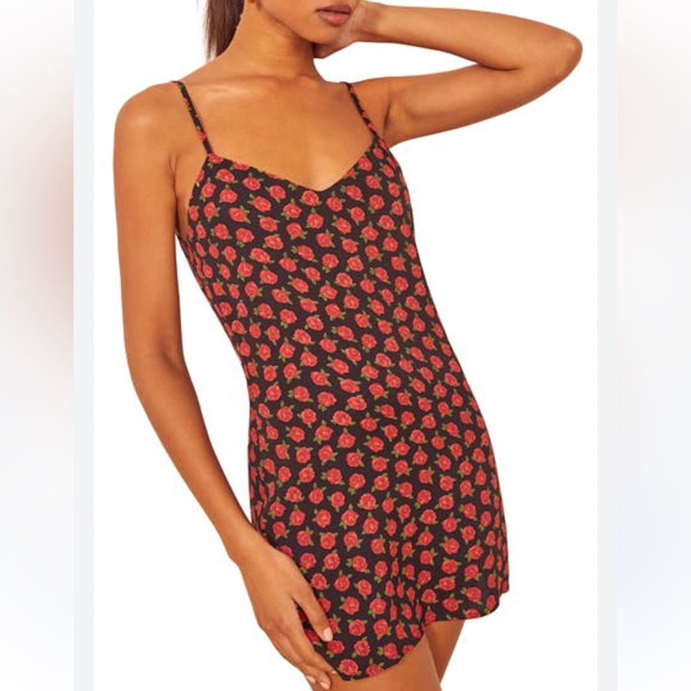 Reformation Rose Bud Slip Dress